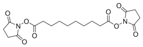 Di(N-succinimidyl) sebacate Chemical Structure